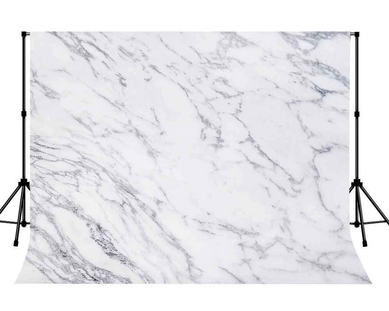 LYLYCTY 7x5ft Stone Texture Pattern Backdrop Grey White Marble Texture Background for Girls Birthday Party Wedding Party Photography Backgrounds for Photo Studio Props MBLY34 - Image 1